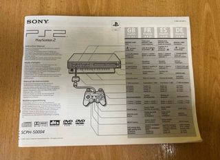 Manual PlayStation 2 Sony PS2