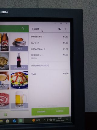 TPV Completo HP i5 con Programa
