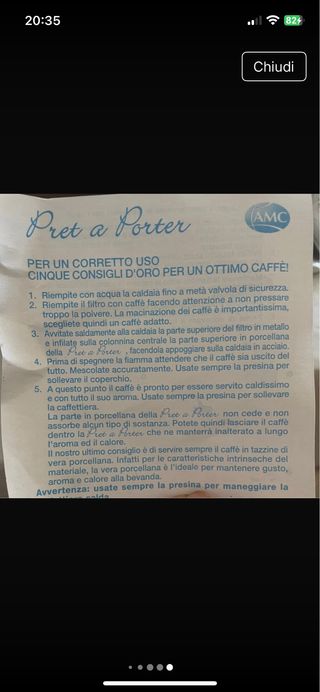 Caffettiera in ceramica decorata