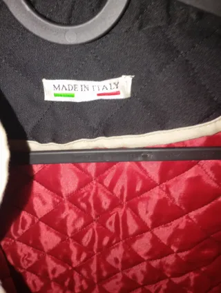 Cazadora italiana tipo blazer negra