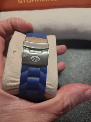 Reloj Marea Mujer Azul y Plateado