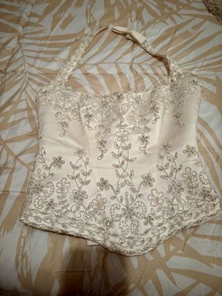 Traje de Novia Color Champán