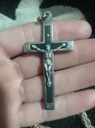 Cadena Plata 925 con crucifijo