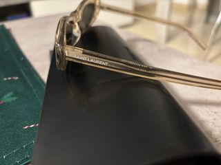 Gafas de Sol Saint Laurent Beige/Negro