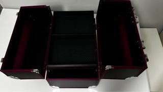 Maletín maquillaje negro y rosa