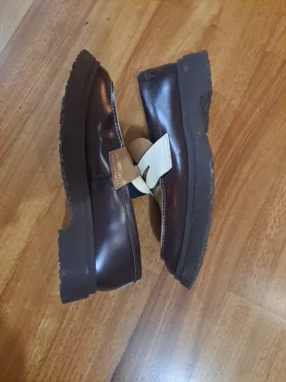 Mocassini Camper Twin Marrone Bianco