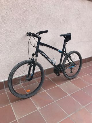 Bicicleta Rockrider 100 XL Rueda 26 Negra