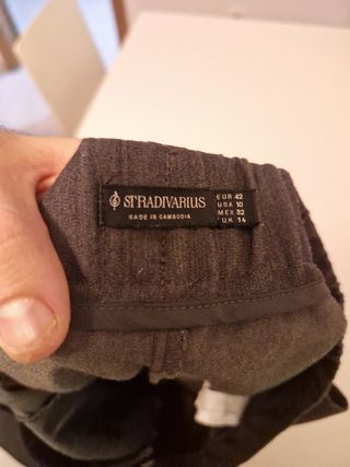 Pantalones Stradivarius Negros Anchos