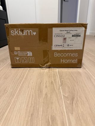 Lámpara de techo Sklum hierro