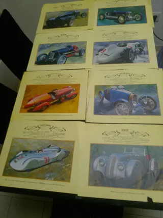 Láminas ediciones limitadas Coches Antiguos (18 Un