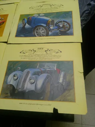 Láminas ediciones limitadas Coches Antiguos (18 Un