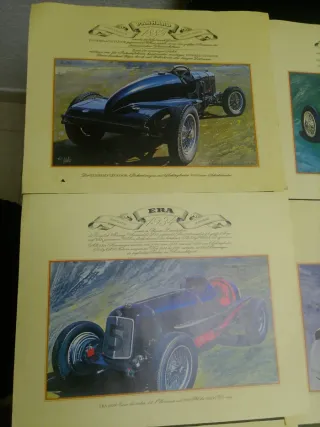 Láminas ediciones limitadas Coches Antiguos (18 Un