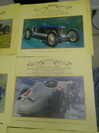 Láminas ediciones limitadas Coches Antiguos (18 Un