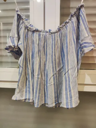 Blusa de verano con rayas