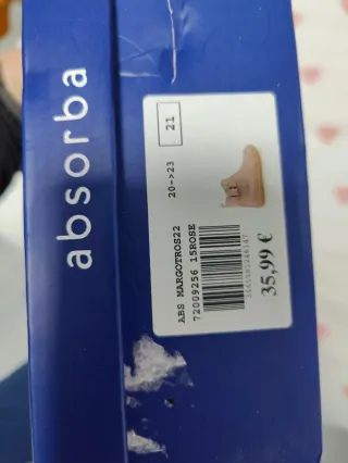 Botas niña Absorba talla 21