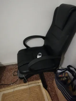 Sillón Director Polipiel Negro