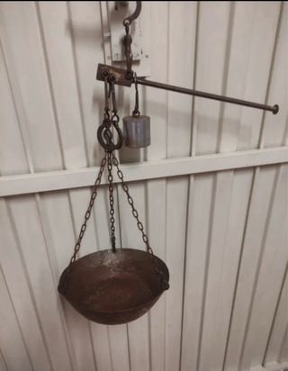 Balanza romana antigua