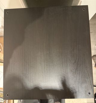 Estantería Kallax Ikea negro-marrón