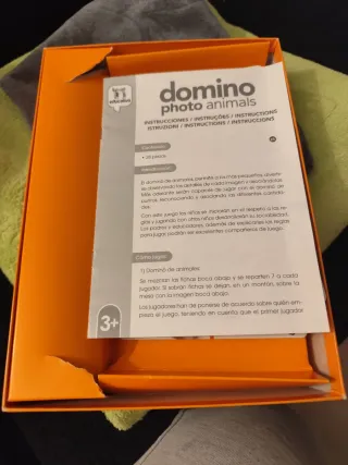 Domino Fotos Animales Educativa Diset 28 Piezas