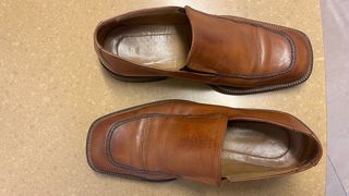 Zapatos de vestir de cuero marrón