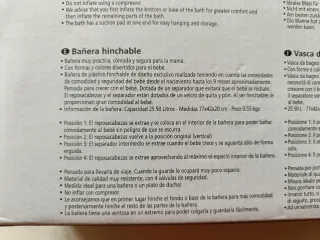 Bañera Hinchable Bebé Jane Colors +0m
