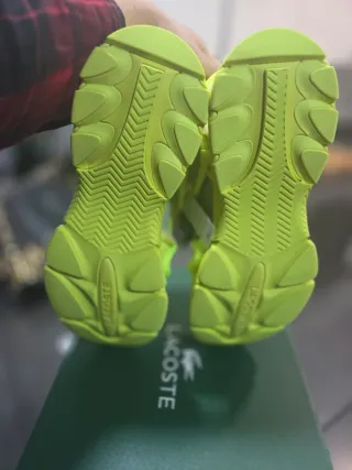 Zapatillas Lacoste Deportivas Amarillas.