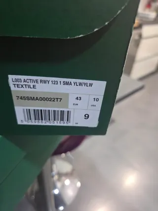 Zapatillas Lacoste Deportivas Amarillas.