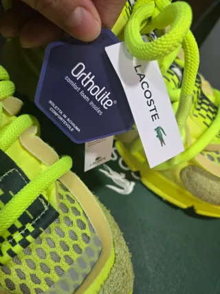 Zapatillas Lacoste Deportivas Amarillas.