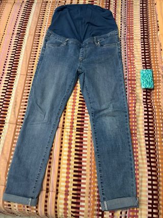 Pantaloni Premaman Blu Taglia L