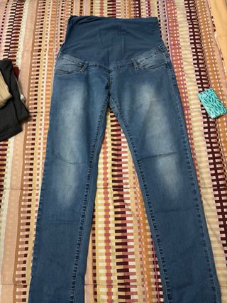 Pantaloni Premaman Blu Taglia L