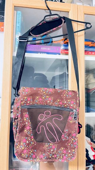 Bandolera Totto estrellas multicolor