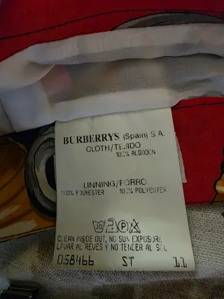 Burberry Vintage T.S/M Sin Uso