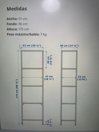 Oportunidad 2 Estanterias Ikea Vittsjo Negra