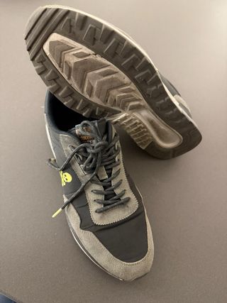 Zapatillas Scalpers Hombre Grises y Amarillas