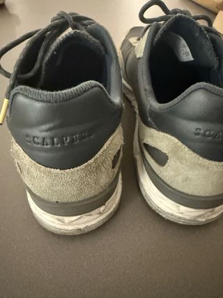 Zapatillas Scalpers Hombre Grises y Amarillas