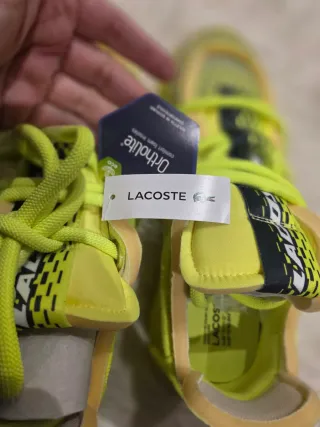 Zapatillas Lacoste Amarillas