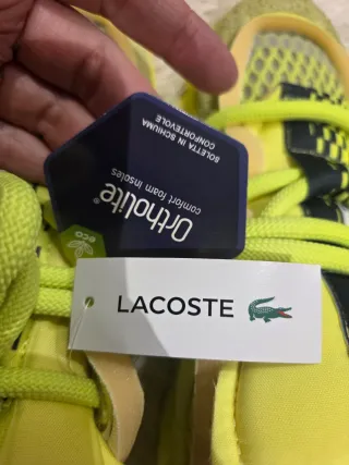 Zapatillas Lacoste Amarillas