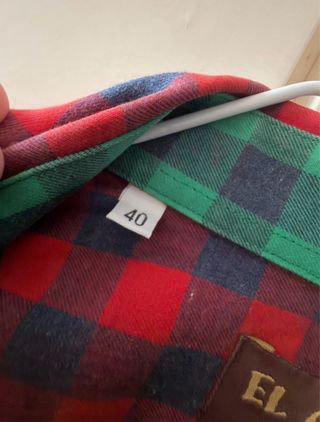 Camisa El Ganso cuadros rojo y azul