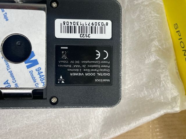 Mirilla Digital VI.TEL 2.6 Plata