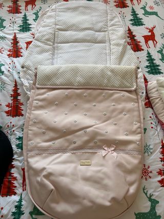 Saco Carrito Bebé Rosy Fuentes Rosa