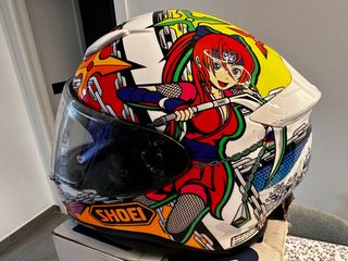 Casco Moto Shoei Diseño Anime Ninja