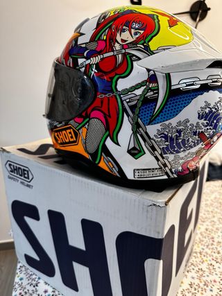 Casco Moto Shoei Diseño Anime Ninja