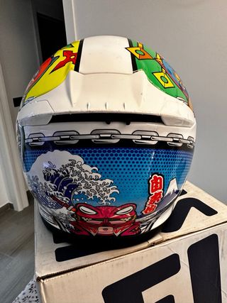 Casco Moto Shoei Diseño Anime Ninja