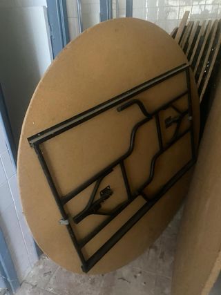 Mesas redondas plegables 180cm