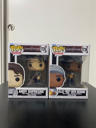 Lote 2 Funko POP! Cadena Perpetua Andy y Red