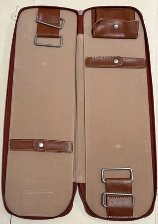 Porta Corbatas MR Beige y Marrón