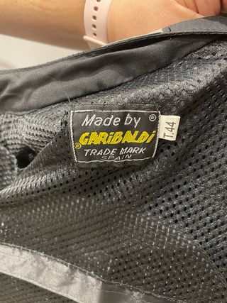 Chaqueta Moto Mujer Garibaldi Negra