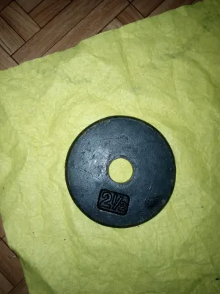 Discos de mancuernas de hierro