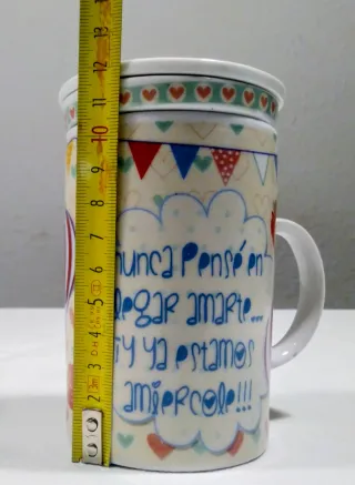 Taza para infusiones con tapa