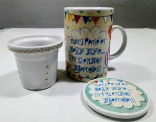 Taza para infusiones con tapa